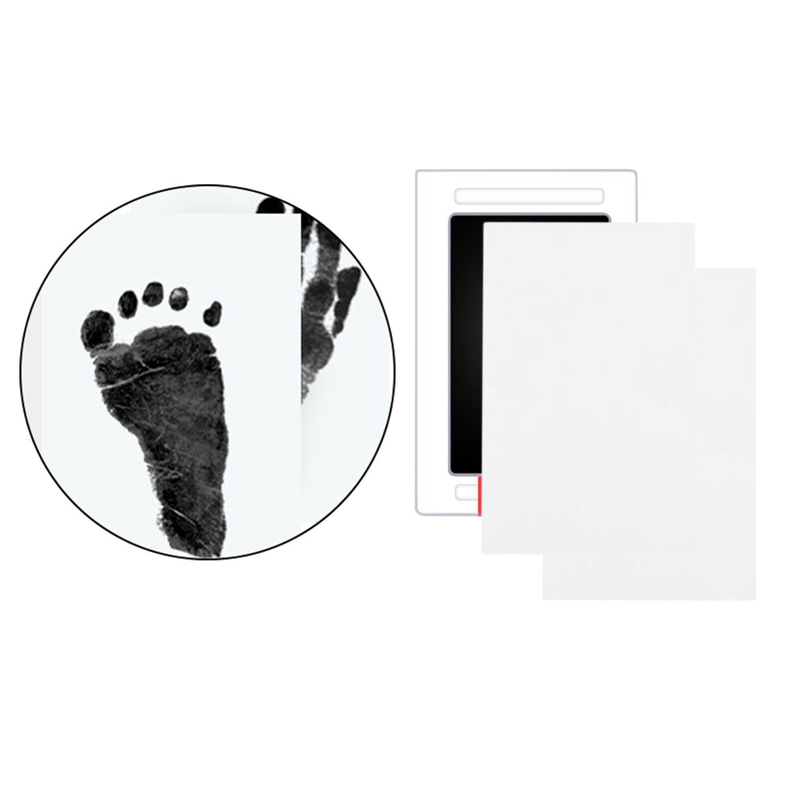 Newborn Baby Inkless Footprint Ink Pad Non-Toxic No Touch Skin Memory Gift