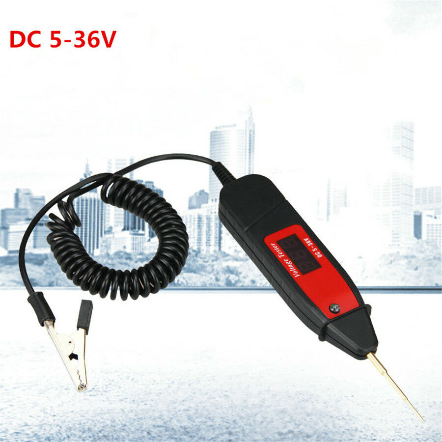5-36V Car Digital LCD Electric Voltage Tester Light Test Pen Detector Sensor