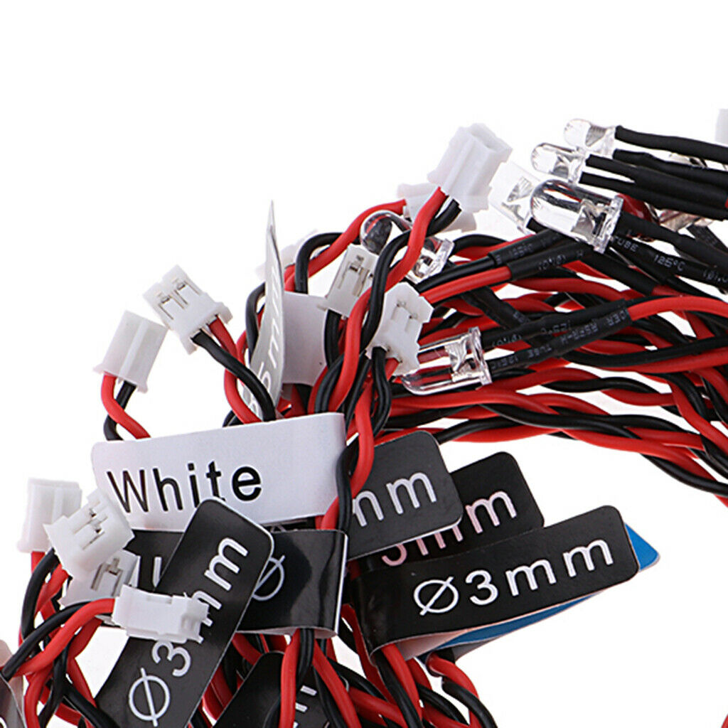 12 LED Flashing Lights Strobe Lights for 1/8 4  4 RC RC Buggy