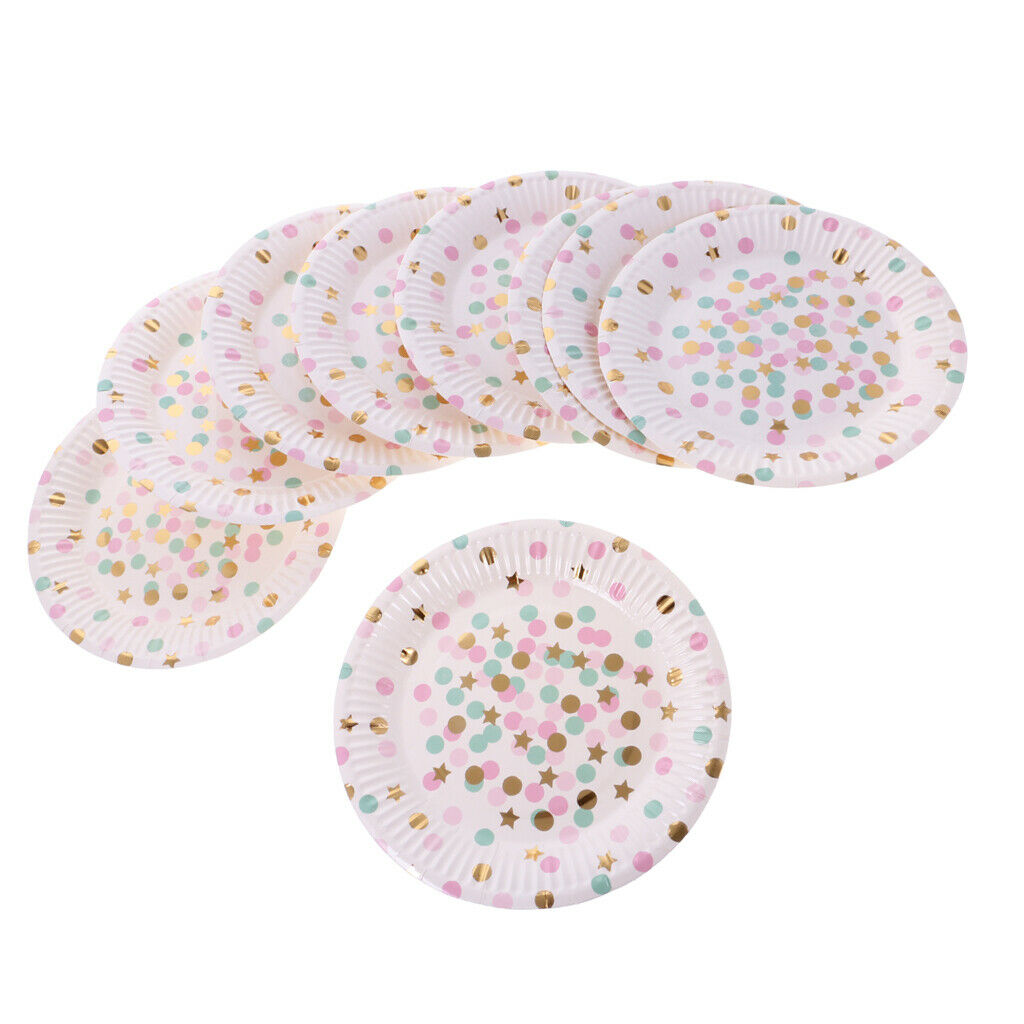 Disposable Dinner Plates | 7 Inch Premium Dinnerware Kits | Great for Kids