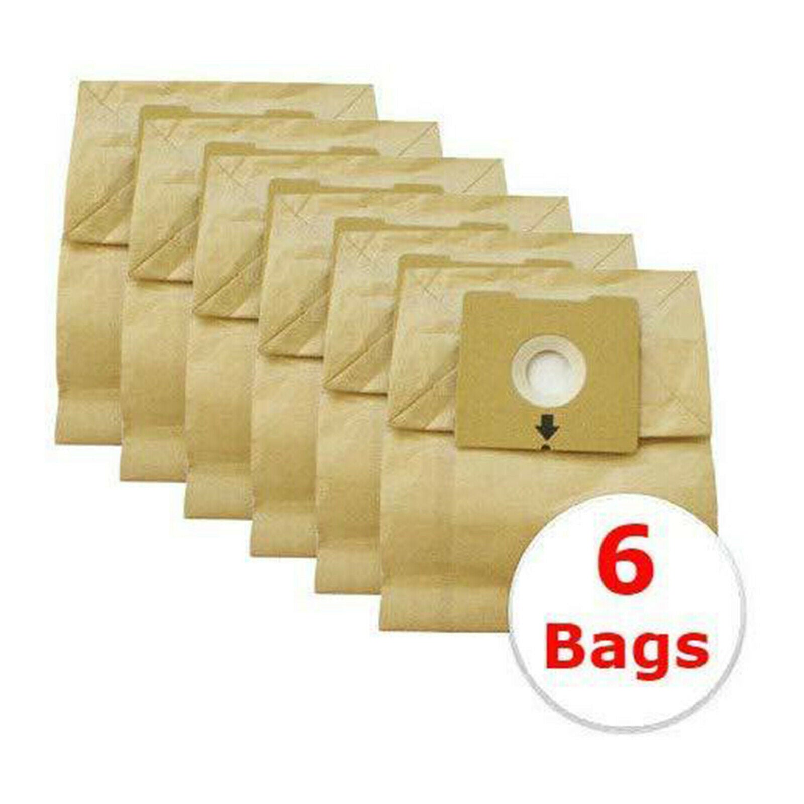 6 Pack of Replacement Vacuum Cleaner Dust Bags for Bissell  1668W Accs