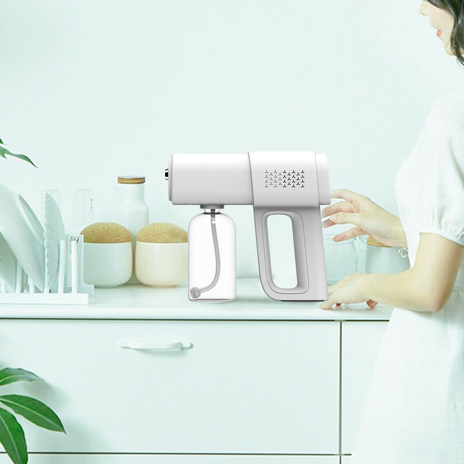 Handheld Wireless Disinfectant Atomizer Spray Gun for Home Office 3200mAh