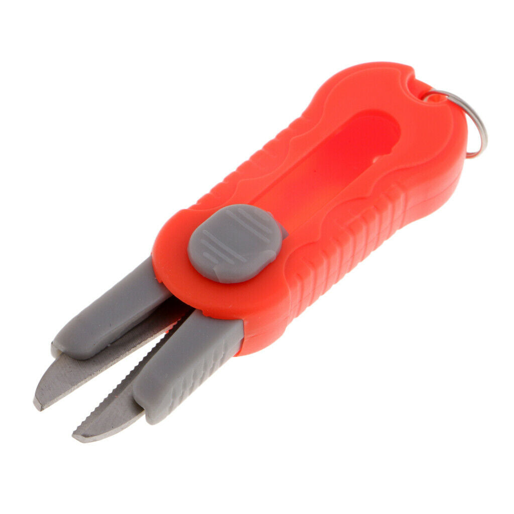 Plastic Tube Cutter Fishing Zinger Retractor Fly Fishing Tools Combo Red