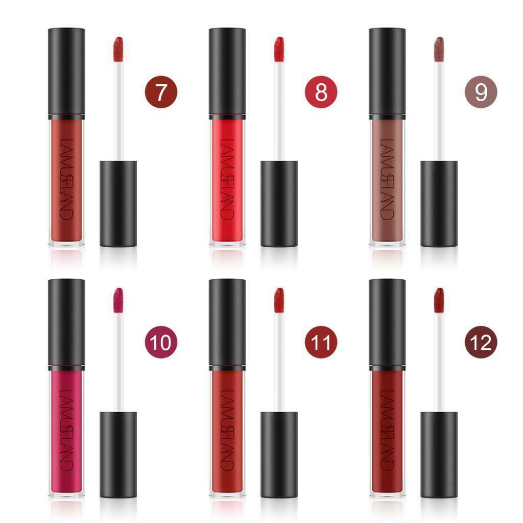 Waterproof Longlasting Lip Gloss Nonstick Cup Liquid Velvety Lipstick Violet
