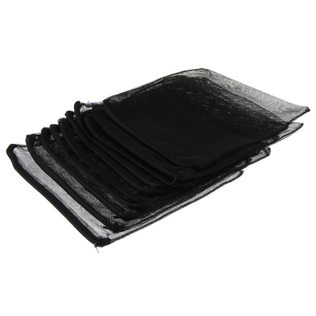 10 Pieces Aquarium Filter Bags Media Filter Bags with Zipper for aquarium,