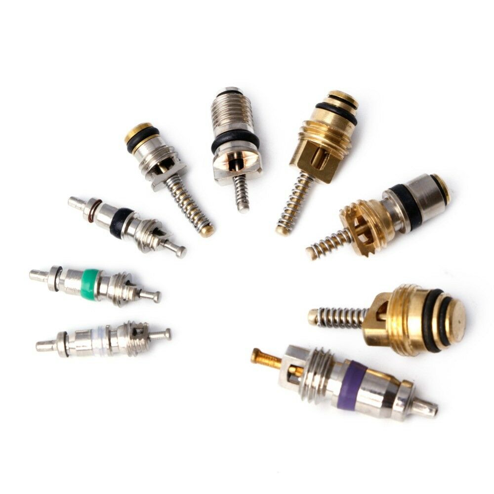 134Pcs A/C Car Automotive Air Conditioning Valve Core Car Tire Assortment R134A