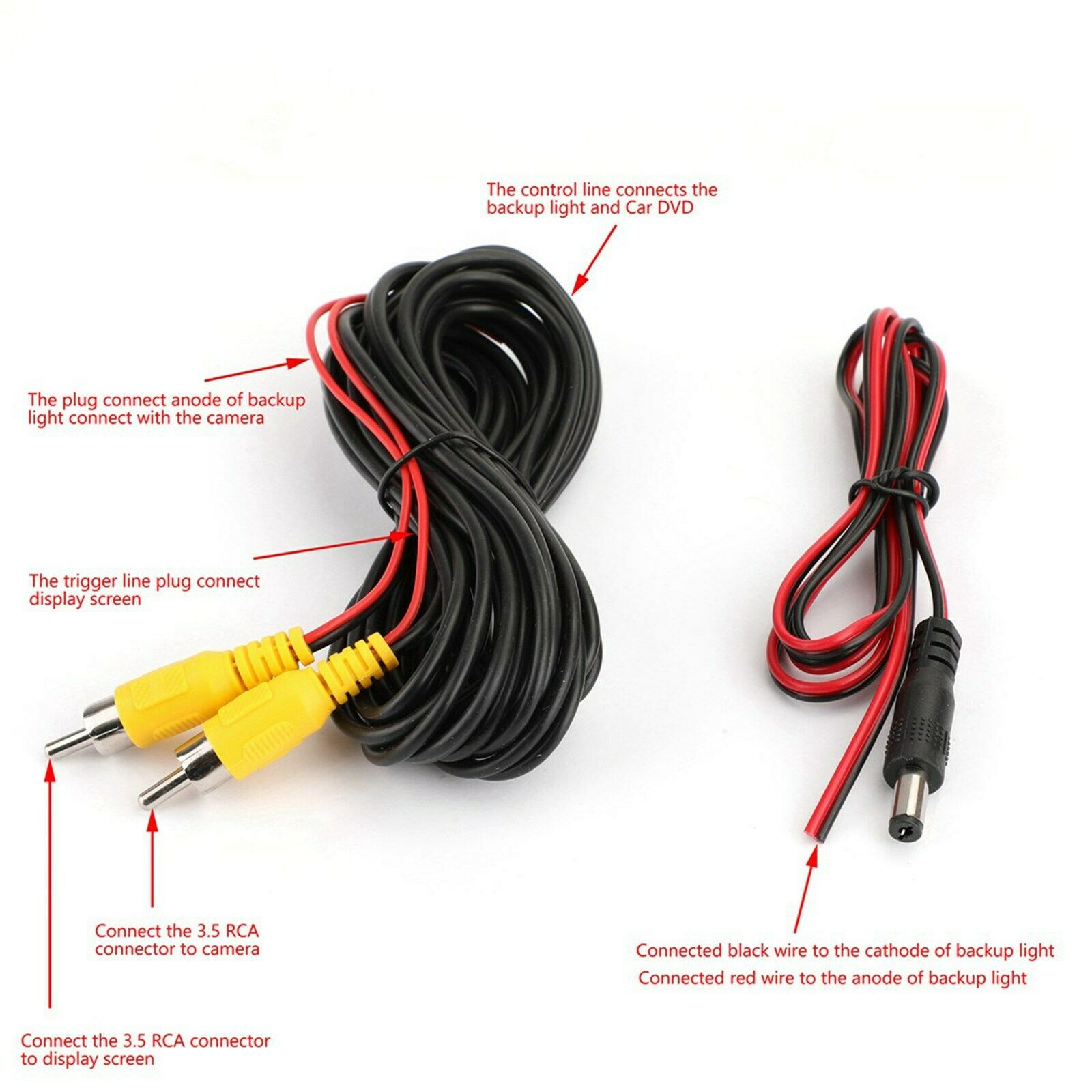 Wireless Universal 4 LED HD Backup CDD Camera Parking License Plate Camera CN