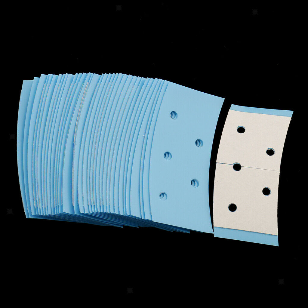 Lots 36 2-Sided Hair System Tapes No Shine Strips for Toupee Hairpiece Blue