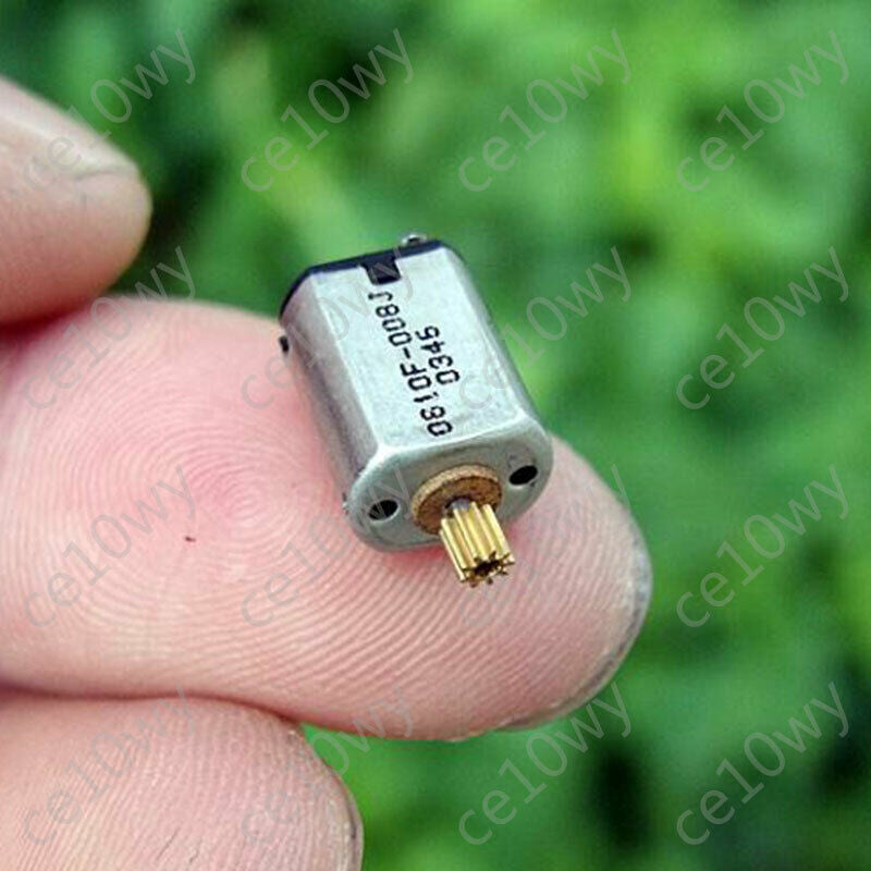 5x 3V DC Motor 35000RPM Metal Brushed K10 Micro Electric Motor with 0.2M 9T Gear