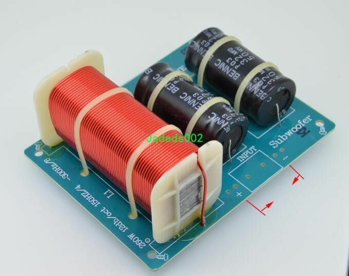 Subwoofer crossover Filter Car Audio Frequency divider amplifier speaker divider