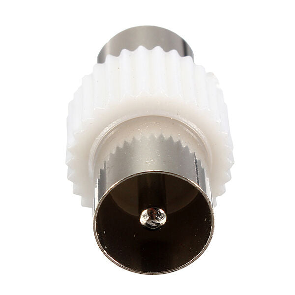 1Pcs TV Aerial RF Coaxial Coax Cable Coupler Connector Adaptor Male To Male Plug