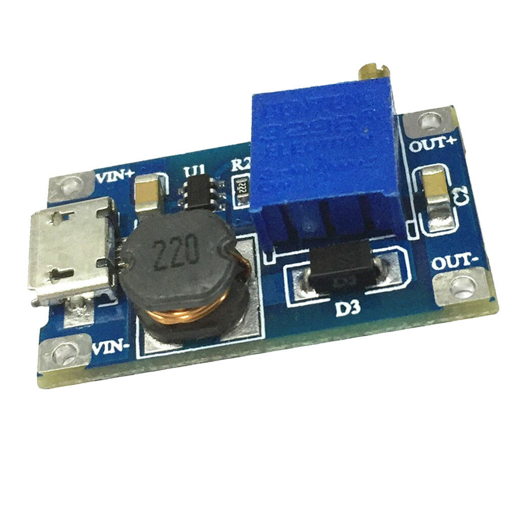 DC-DC Boost Step-up Regulator Converter USB 2~24V to 5V 9V 12V 24V Module