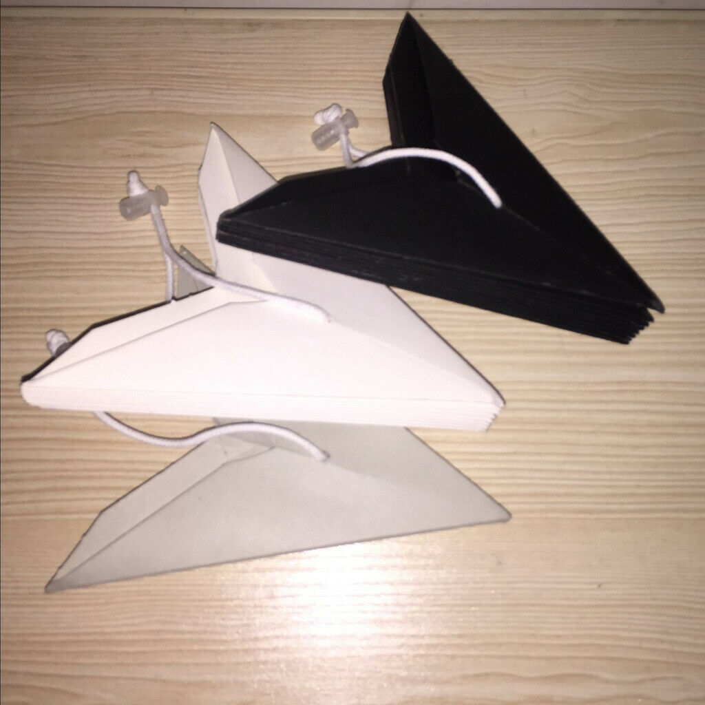2x White Stars Paper Star for Christmas Party Holiday Home Hanging Decor