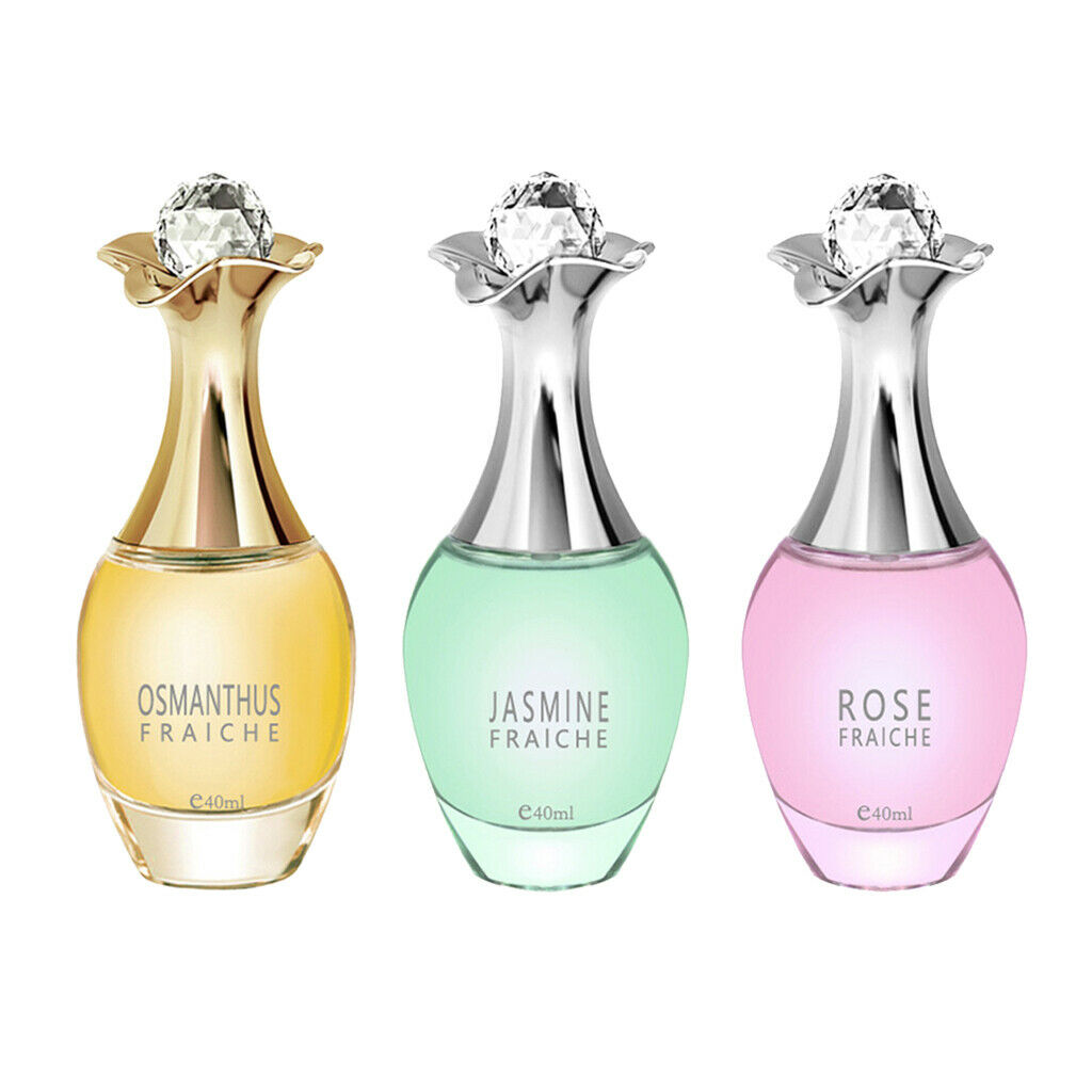 3 Pack 1.4oz Female Fruit Perfume Fragrances Spray for Business Wedding Work