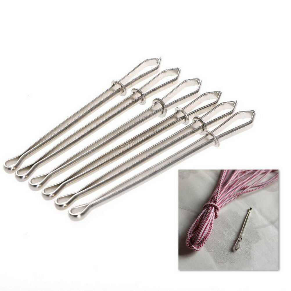 6x Elastic Band&rope Wearing Threading Guide Forward Device Tool Needle S.l8