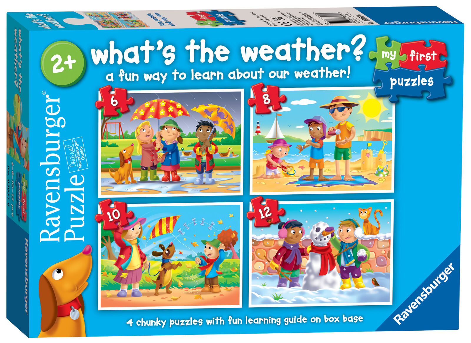 03057 Ravensburger What's the Weather? (6,8,10,12pc) Jigsaw Puzzles Age 24m+