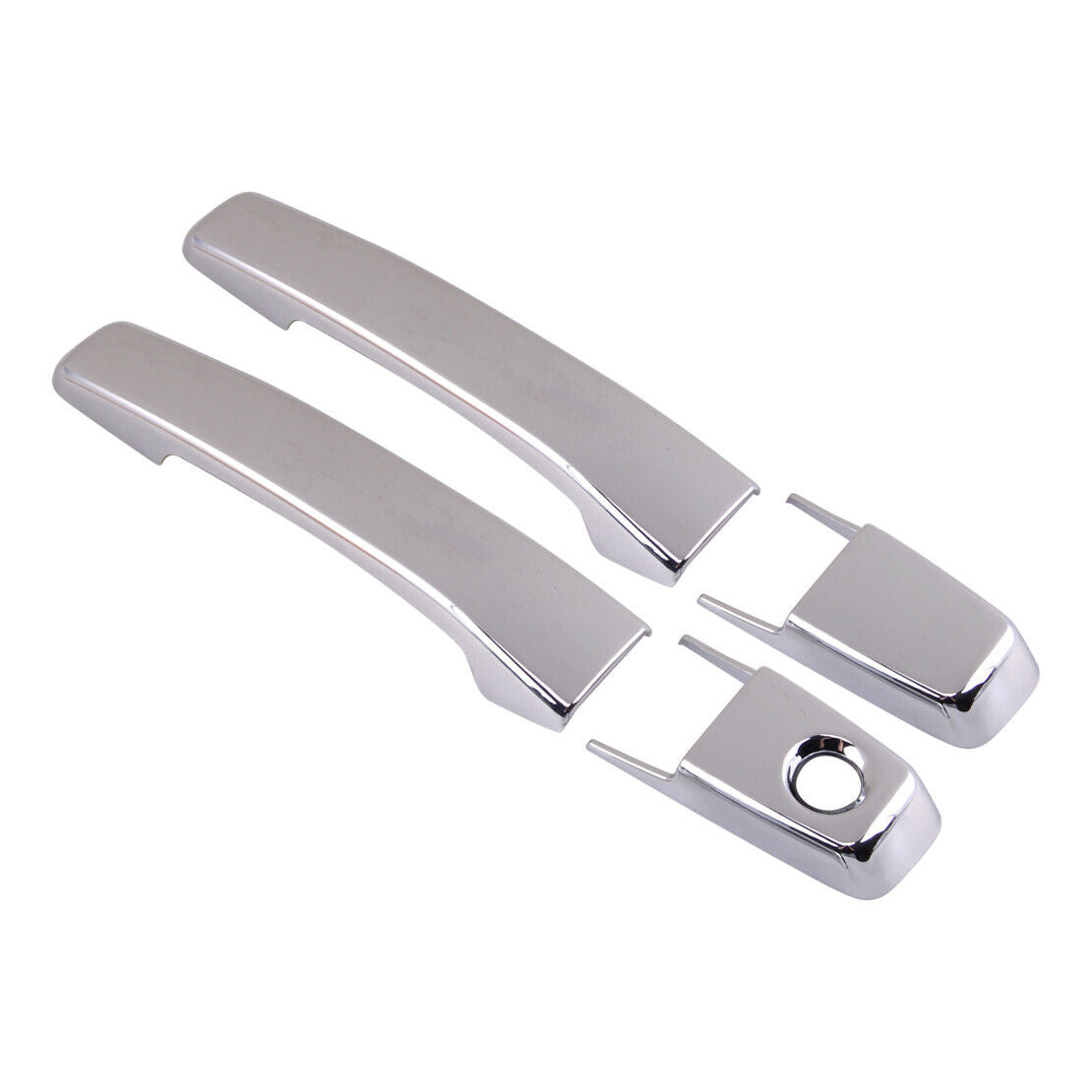 Car Outer Door Handle Cover 8pcs kit Fit For Mitsubishi Pajero Shogun V80 07-19