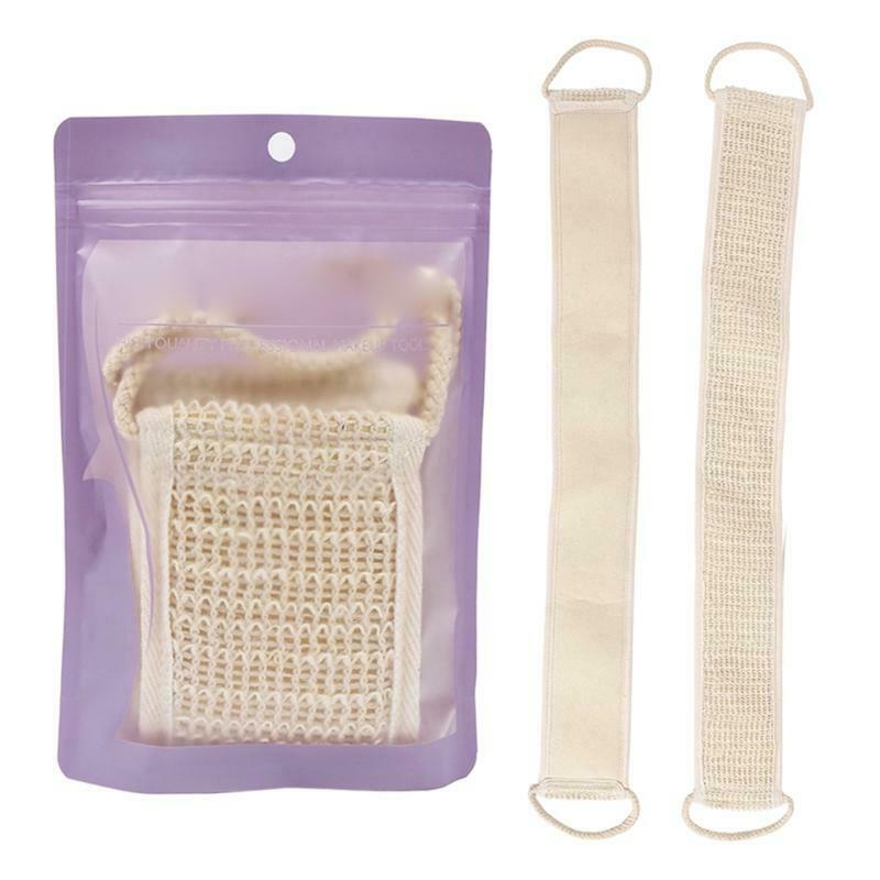 Multifunctional Soft Cotton Linen Body Cleaning Back Scrubber Bathroom Tool