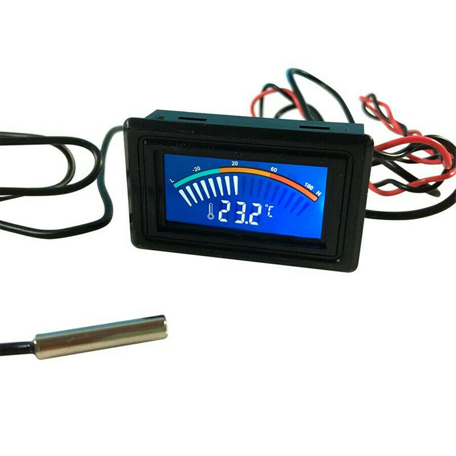 Digit Display Meter Car Oil / Water Chargecooler Temperature Celsius Measurement