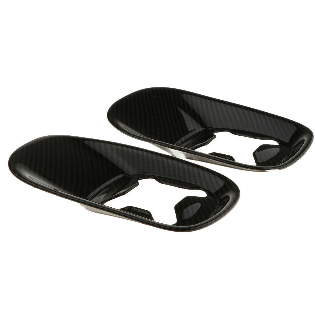 2Pcs Rear Fog Light Lamp Frame Cover Moulding Trim For Jeep Rendgade 16-17