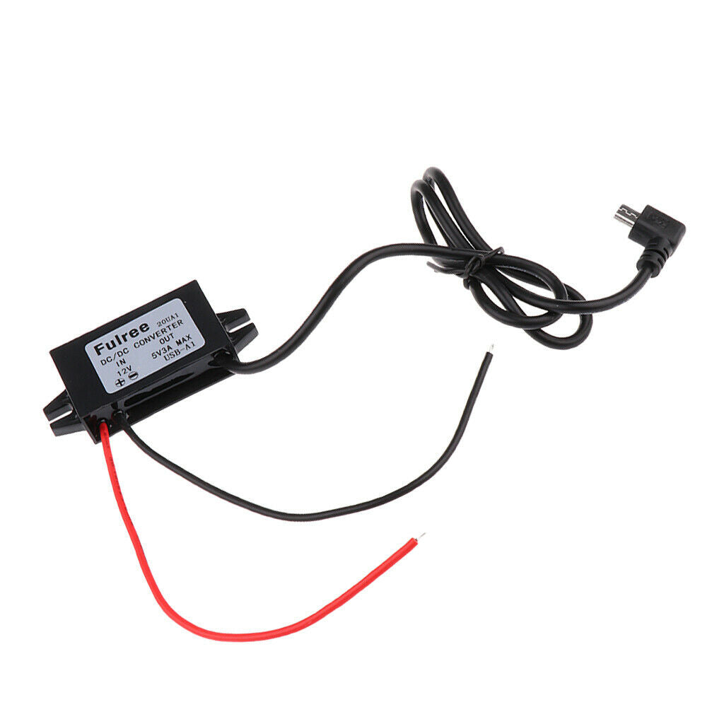 DC/DC Converter 12V  To 5v 3A Power Supply Module Micro USB Output