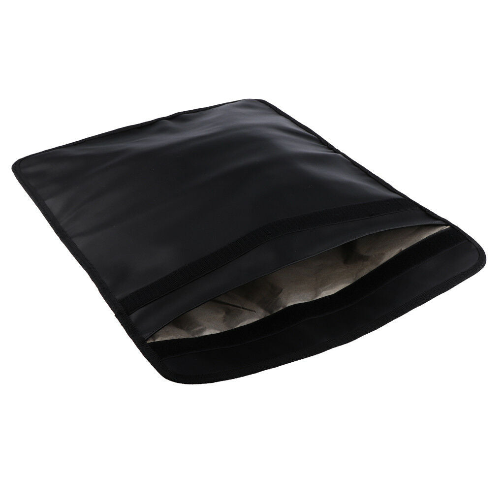 Black Portable Leather Laptop Notebook Bag Signal Shield Faraday Cage