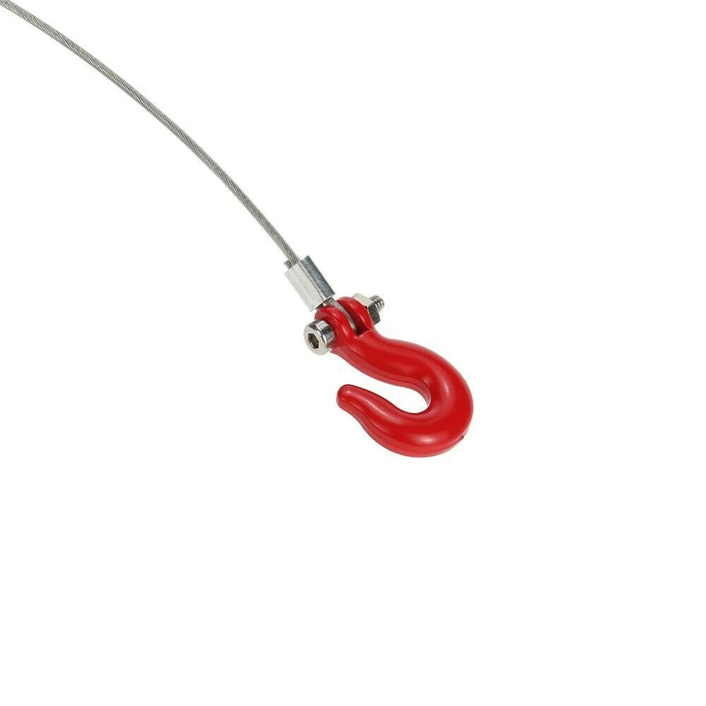 Towing Hook And Towing Rope Steel Kit Decorative Parts For Scale 1/10 Rock