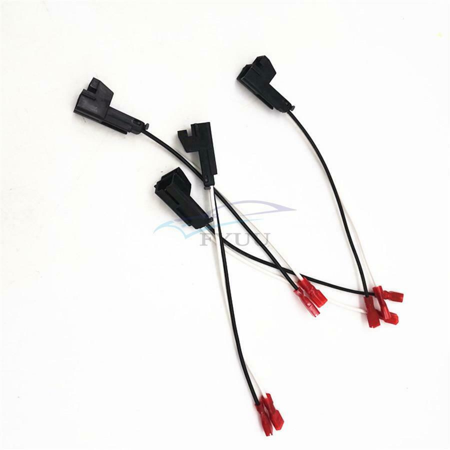 Car Truck Front & Rear Door Speaker Mounting Adapters Brackets w/ Wiring Harness