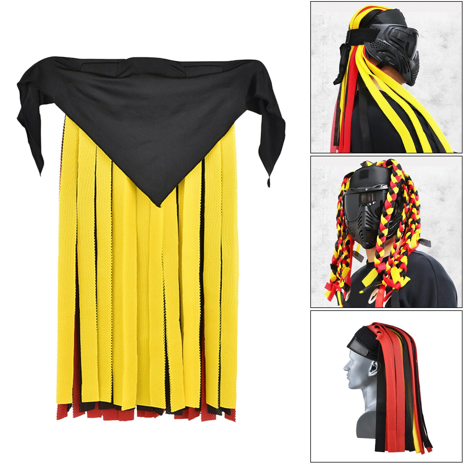 Hair String Headband for Braids Dreadlocks Braiding Stretechable for Hip-hop