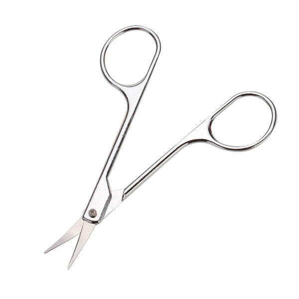 Fine Point Curved Cuticle Nail Nose Hair Remover Scissors Stainless Steel