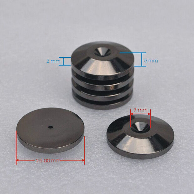 4pcs Isolation Floor Spikes pads Speaker Box Floor Stand Pad Cone Base Pad 25mm