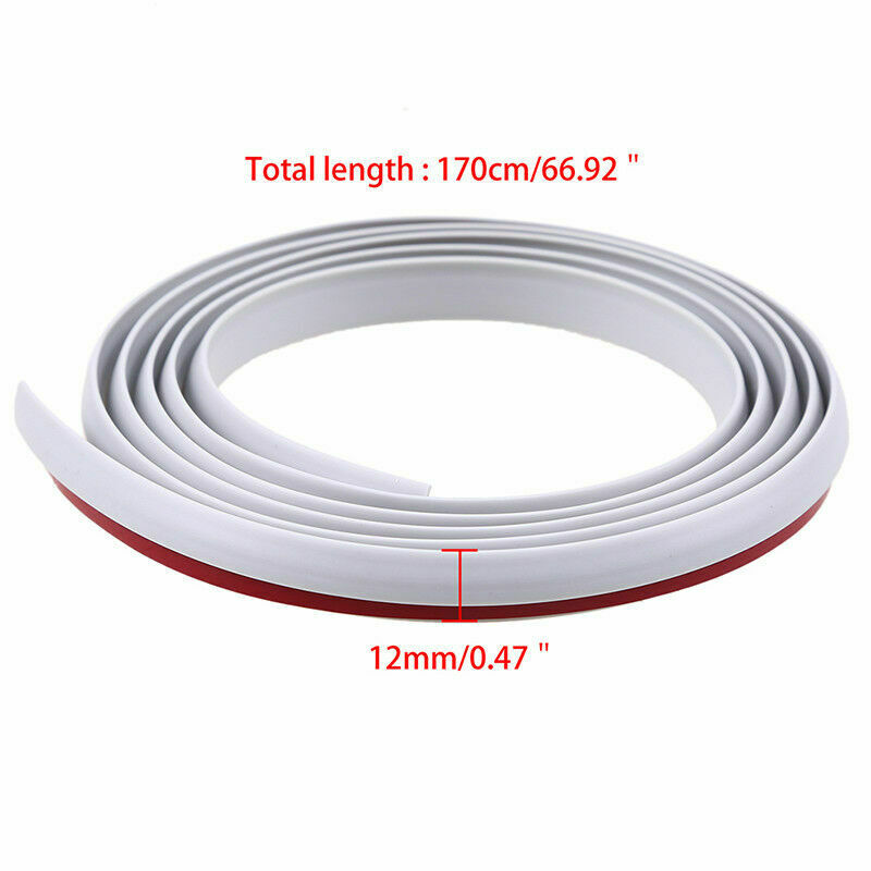 Car Auto Guard Moulding Rubber Scratch Protector Door Edge Trim Roll Grey
