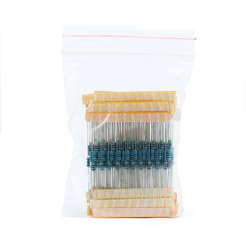 240pcs 75K-1.8M 1/4W five-color ring Resistors package component package