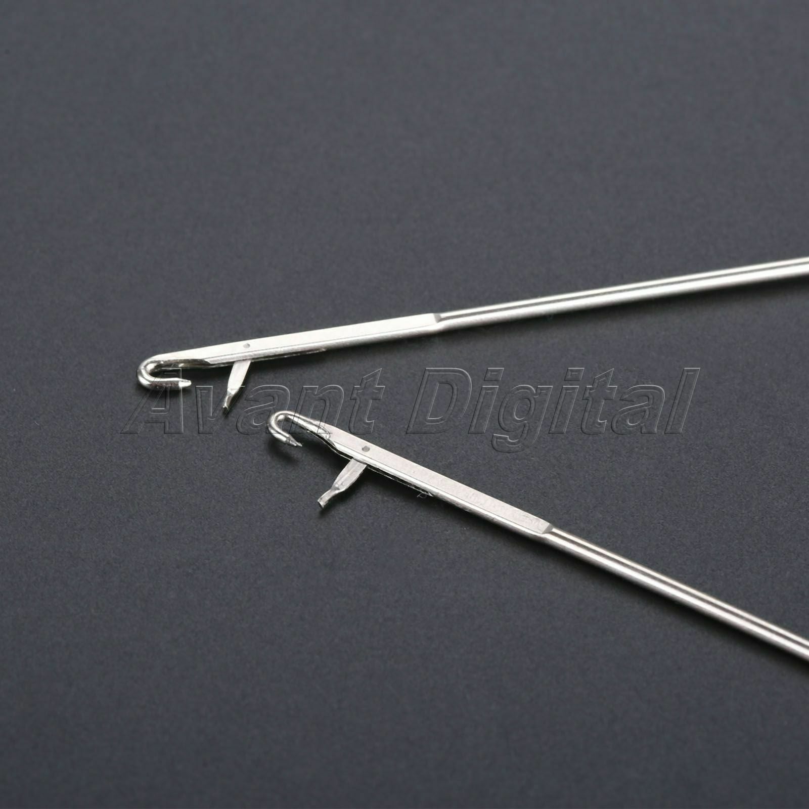 2Pcs Stainless Steel Sewing Loop Turner Hoop 18/26.5cm Home Sewing Accessories