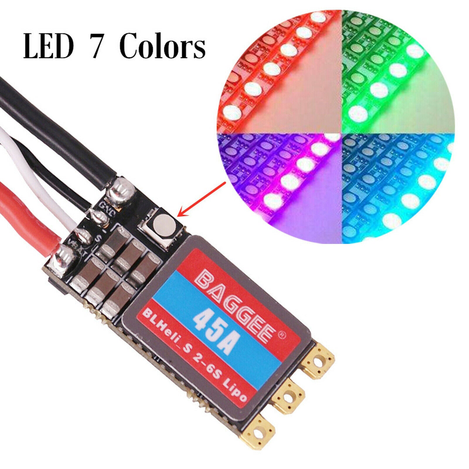 BLHeli-S Brushless ESC Support Dshot150/300/600 Oneshot42 Aircraft Accessory 45A