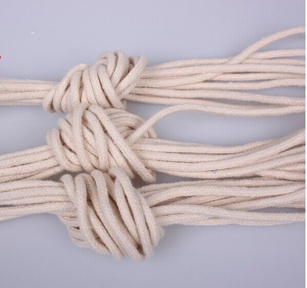 10M (33 ft) Braided Cotton Core Candle Making Wick For Oil Or Kerosene Lamps 4mm