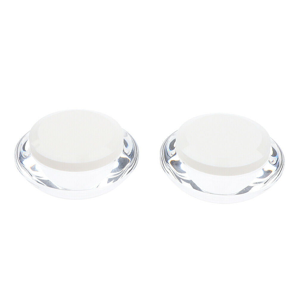Empty Plastic Pot Jars,4pcs Cosmetic Containers for Eyshadow Makeup Nail Powder