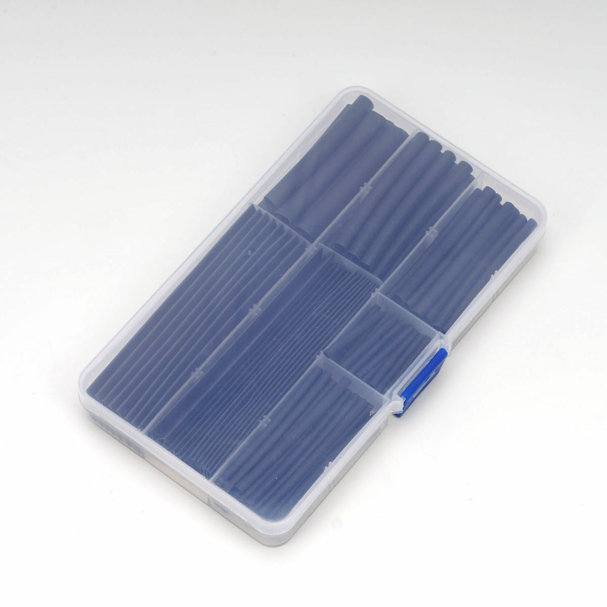 150PCS 2:1 black Heat Shrink Tube 2:1 Wrap Assortment Electrical Connection Box