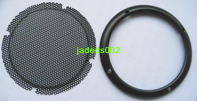 1pcs 3.5"inch Car speaker grilles All metal horn net cover Car Audio Grills part