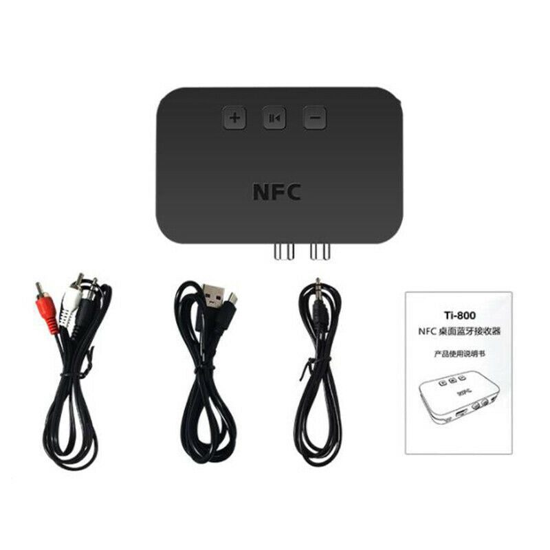 Bluetooth 5.0 Wireless Receiver Audio Transmission Stereo With RCA 3.5 AUX JBDA