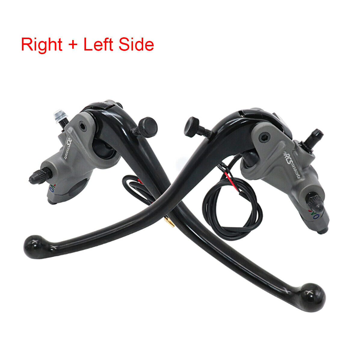 2PC (Left + Right) 19RCS Motorcycle Brake Master Cylinder Clutch 22MM Universal