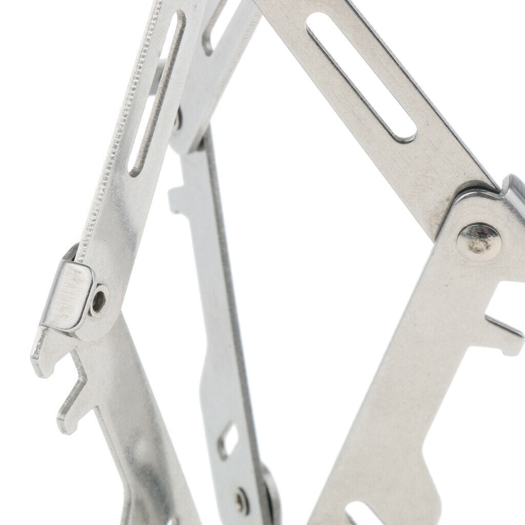 Stainless steel outdoor camping portable folding tripod stand for