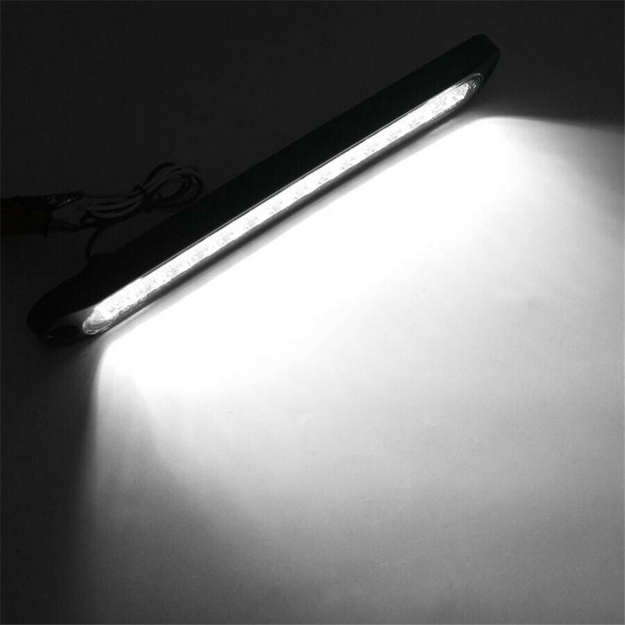 White Color LED Car Truck Tail Brake Stop Light Bar Strip Signal Lamp Waterproof