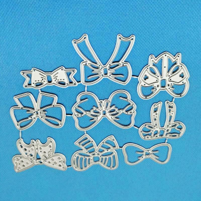 Bow Metal Cutting Dies Stencil Scrapbooking DIY Album Stamp Paper Card Embossing