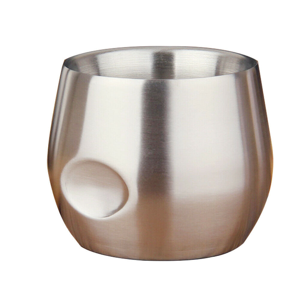 2xStainless Stemless Wine Goblets Vacuum Insulated Travel Tumbler Cup 200ml