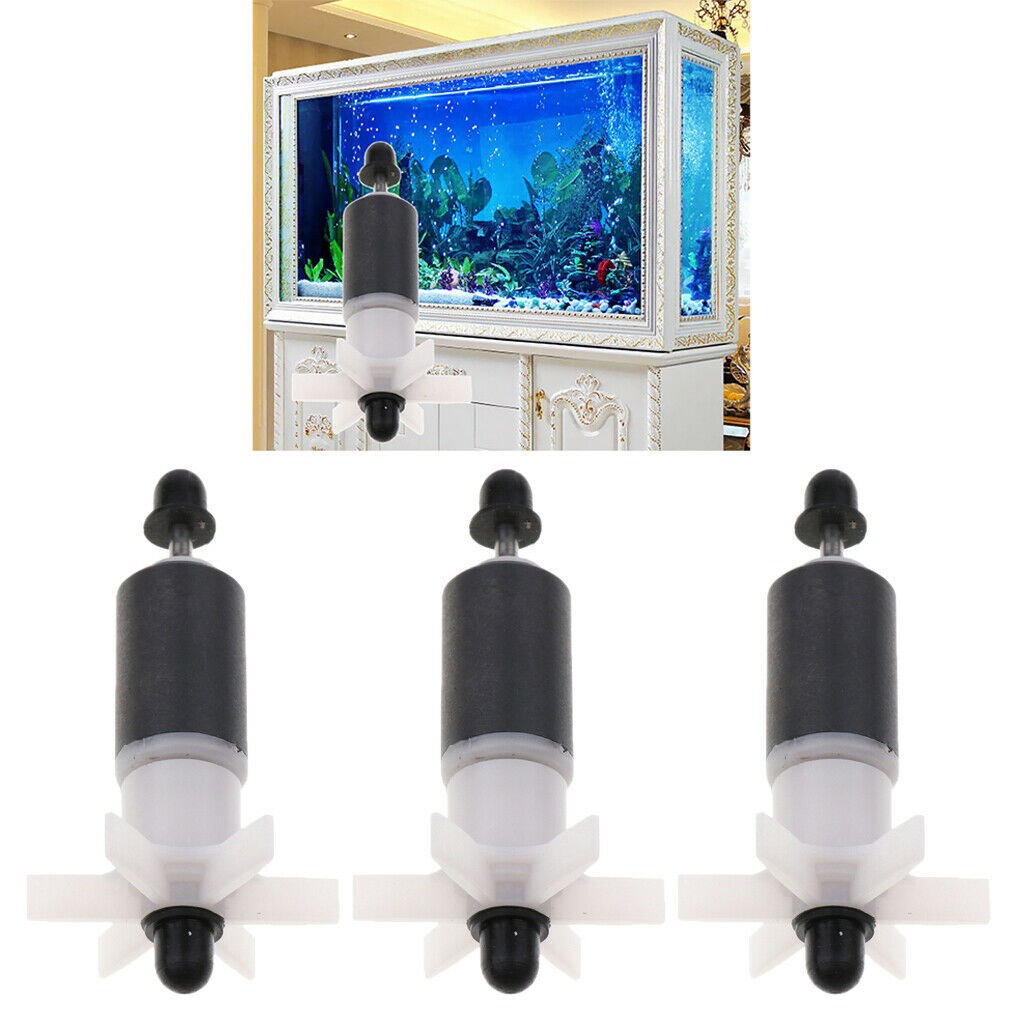 3Pcs/Set Ceramic Aquarium Canister Motor Impeller Motor Spare Parts for Pump