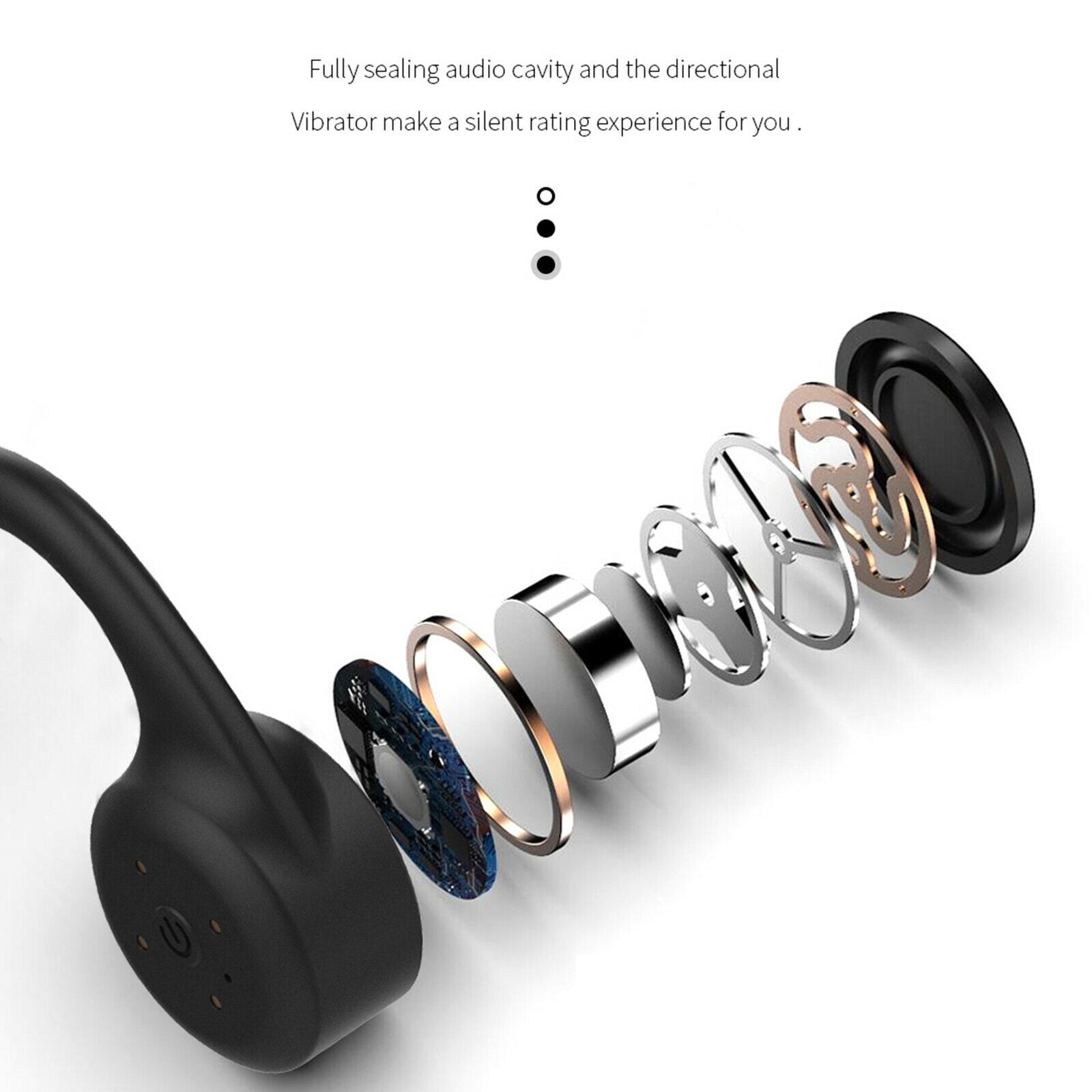 Bone Conduction Wireless Swimming Headphones IPX8 Earphone for Driving Sport