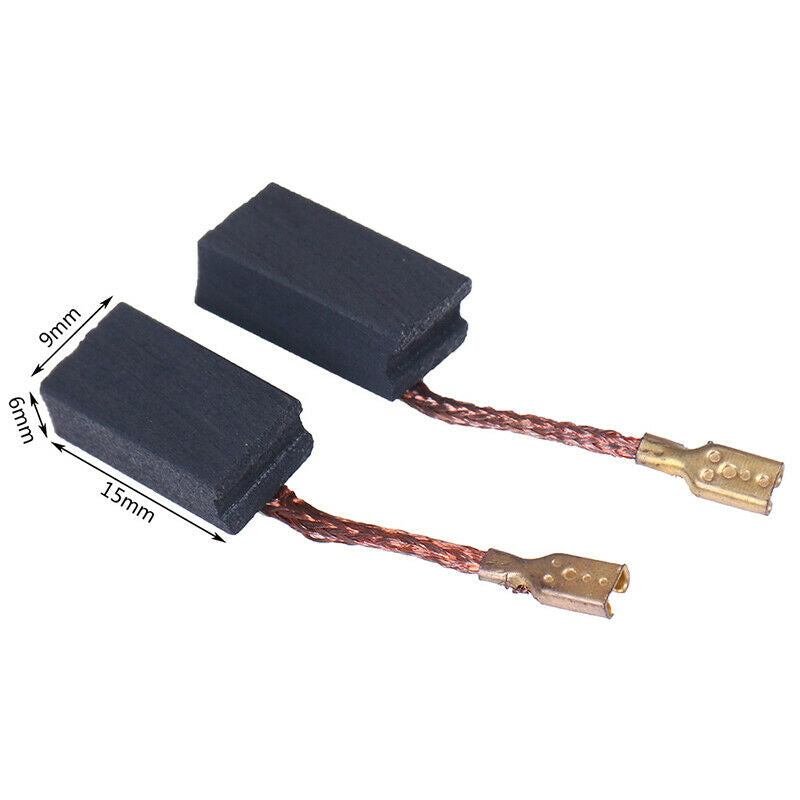 2pcs/lot  6x 9 x 15mm Angle Grinder Carbon Brush Replacement Spare Parts.l8