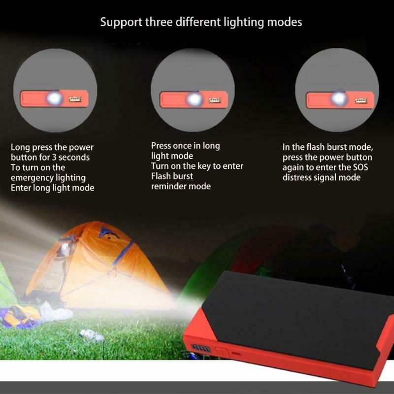 Car Jump Starter Mobile Battery Charger Power Bank As Emergency Booster 10800mAh