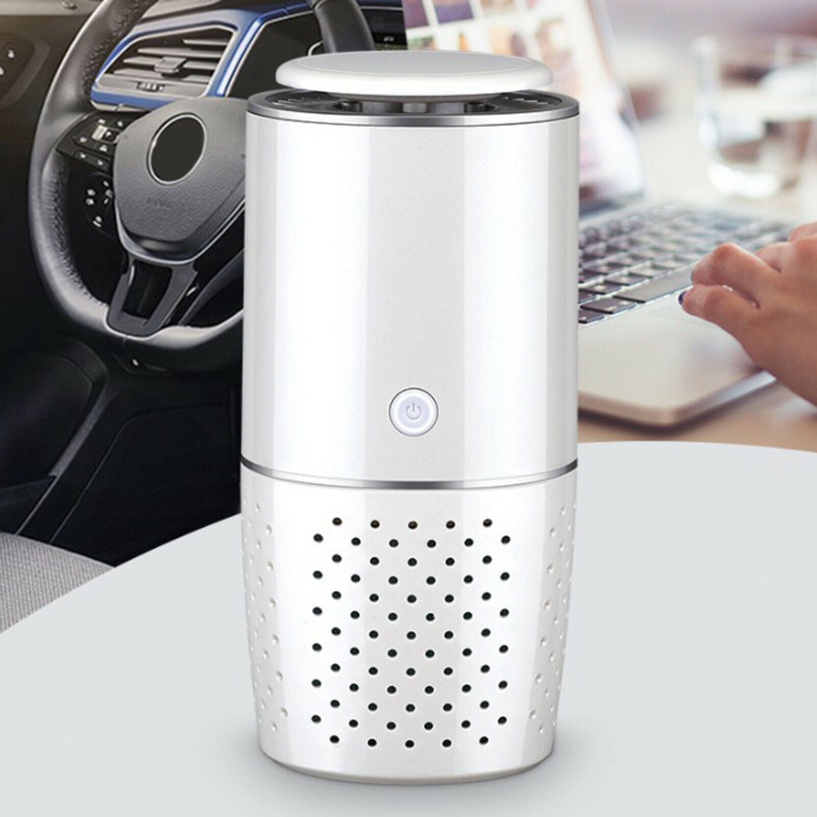 Portable Mini Air Purifier for Car Home Office Air Cleaner for Pollen Smoke